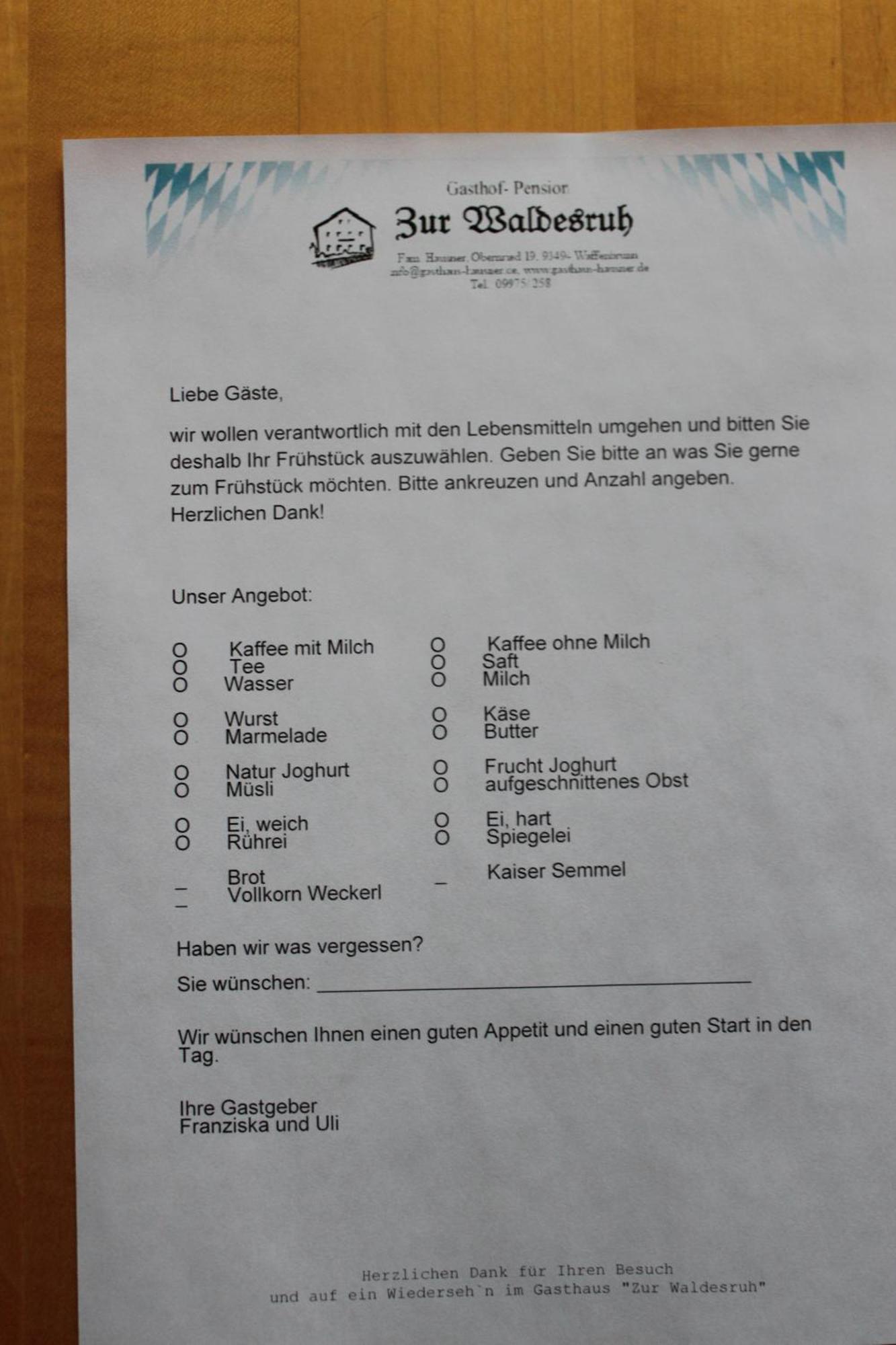 Gasthaus Zur Waldesruh Waffenbrunn Екстер'єр фото